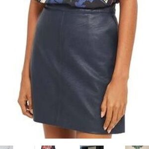 Top shop Faux Leather Skirt